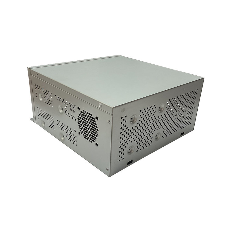 Industrial IPC Chassis Hardware Welded Aluminum Metal Shell Enclosure Chassis Cabinet 1U PC Case Project