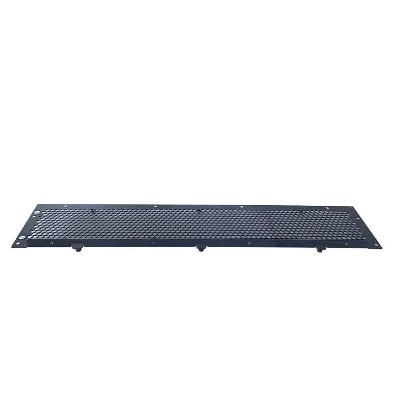 Steel Aluminum Sheet Metal Fabrication Design 1U 2U 3U 4U 19 Inch Rack Vented Blanking Panel Metal Case Box
