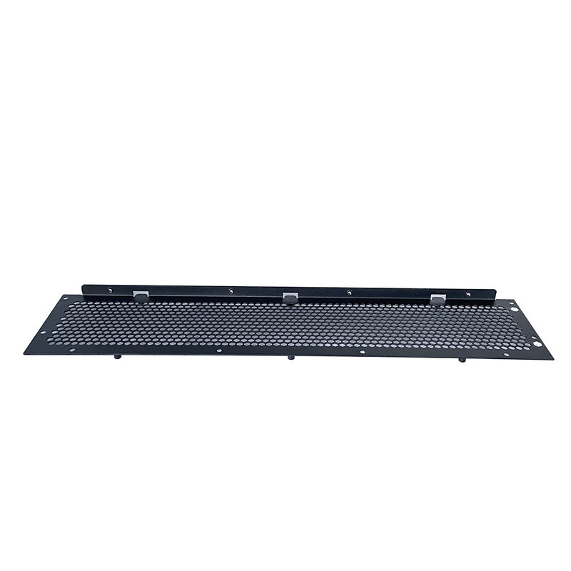 Steel Aluminum Sheet Metal Fabrication Design 1U 2U 3U 4U 19 Inch Rack Vented Blanking Panel Metal Case Box