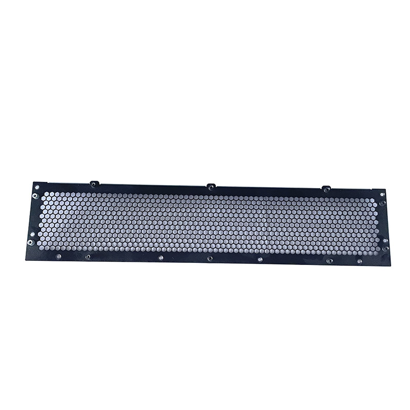 Steel Aluminum Sheet Metal Fabrication Design 1U 2U 3U 4U 19 Inch Rack Vented Blanking Panel Metal Case Box
