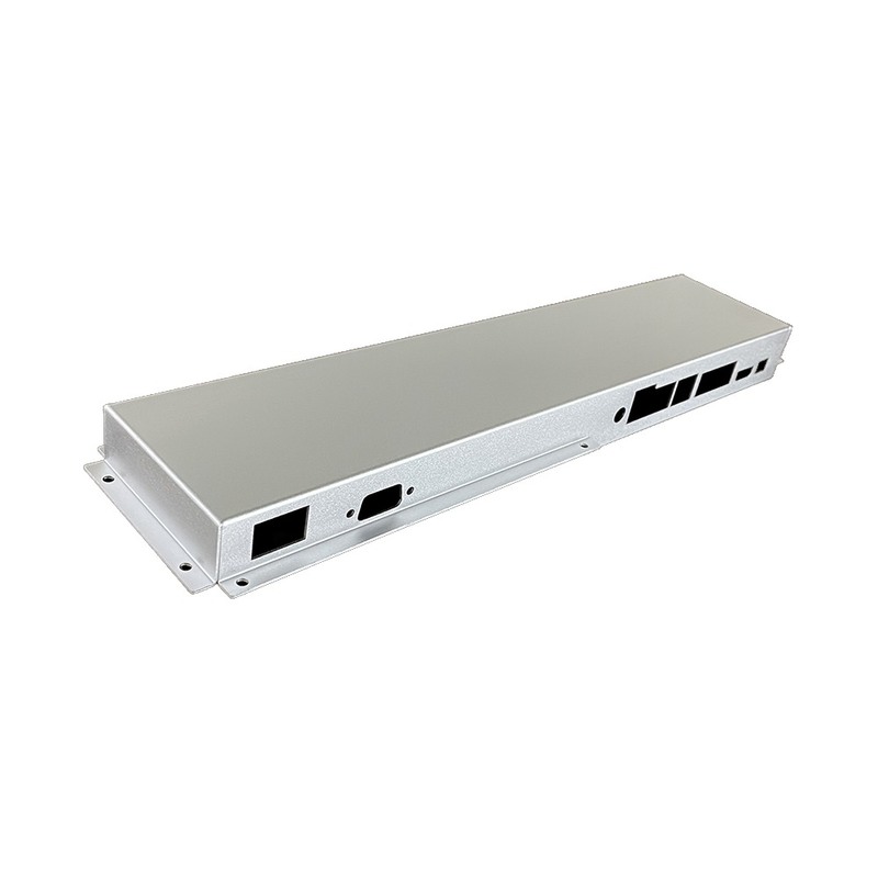 Custom 1U Industrial Computer Chassis with Laser Cut Technology and Precision Tolerance (0.01-0.05mm) for Customizable Length Sheet Metal Fabrication