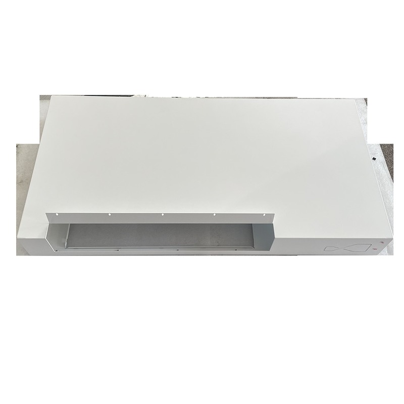 Large Size Network Chassis with 0.1mm Tolerance and White Powder Spraying for Precision Sheet Metal Enclosure