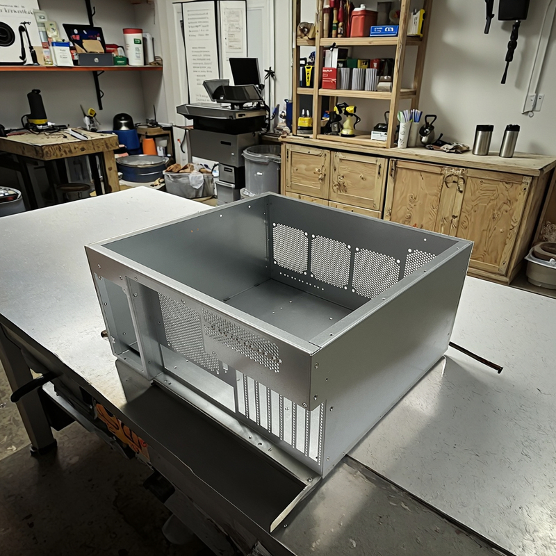 Precision Server Chassis with 0.01-0.05mm Tolerance Customized OEM Sheet Metal Enclosure ISO 9001 Certified