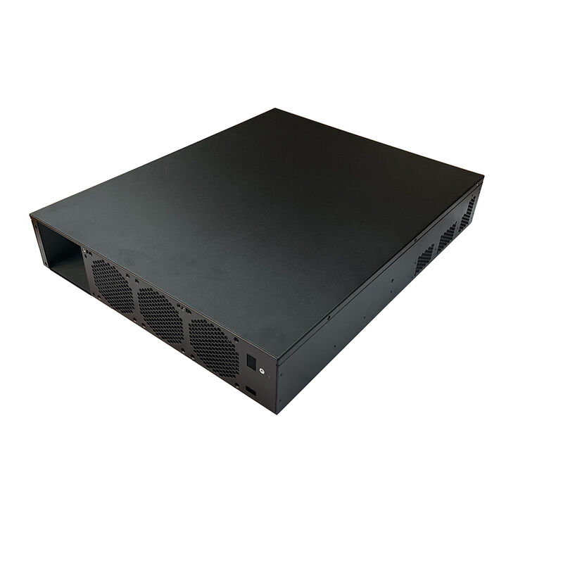 Customized Size 19 Inch Rack Case with 0.01-0.05mm Tolerance and 1 PCS MOQ 1u Enclosure